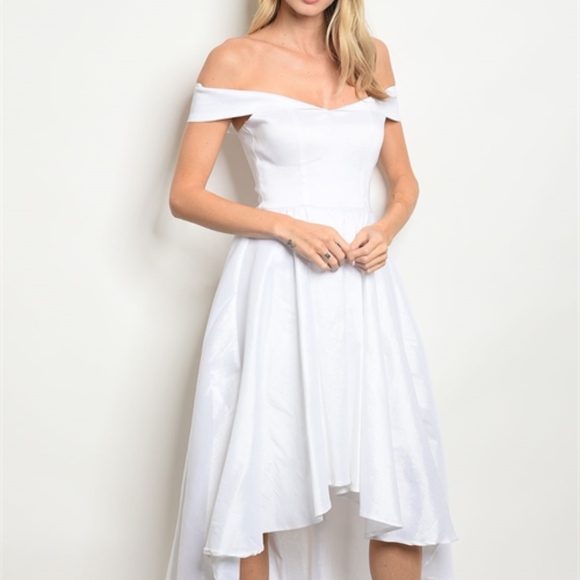 Taffeta High Low Dress - Picture 5 of 7